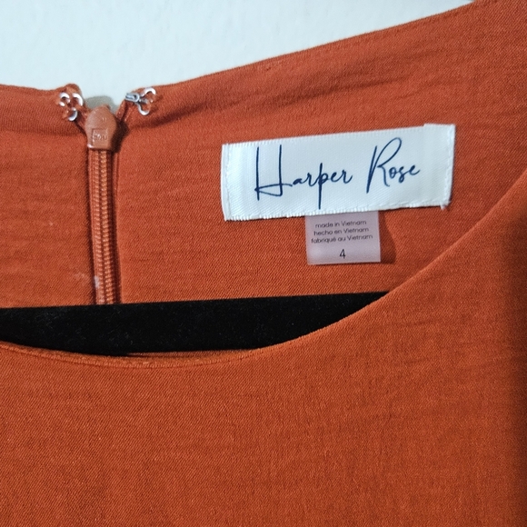 Harper Rose Flounce Hem Shift Dress - Picture 3 of 9